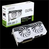 ASUS DUAL RTX4070 SUPER WHITE 12GB/192-bit GDDR6 HDMI 3xDP