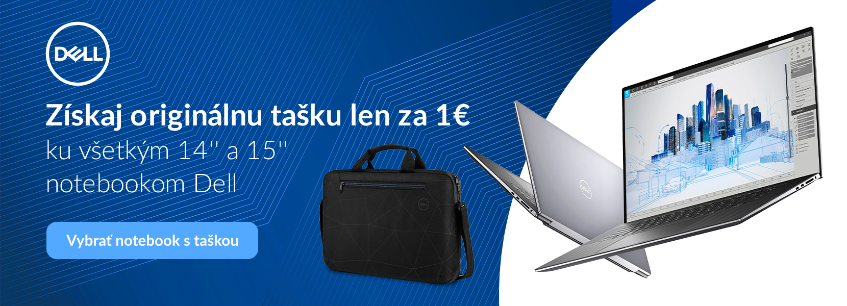 Dell: Získaj originálnu tašku len za 1€