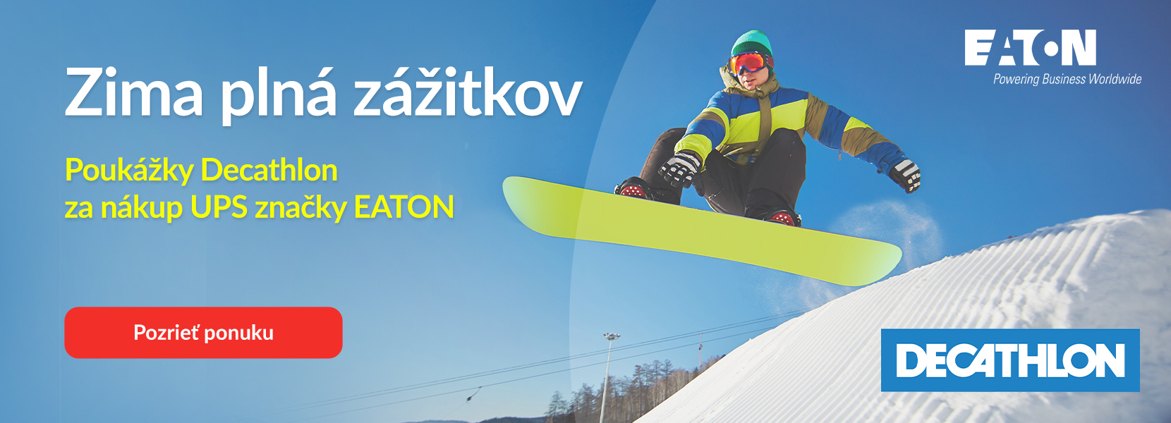 EATON - Decathlon - Zima plná zážitkov