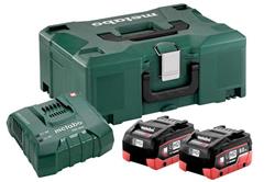 Metabo Basic-Set 2 x LiHD 8,0 Ah ASC 145 + ML