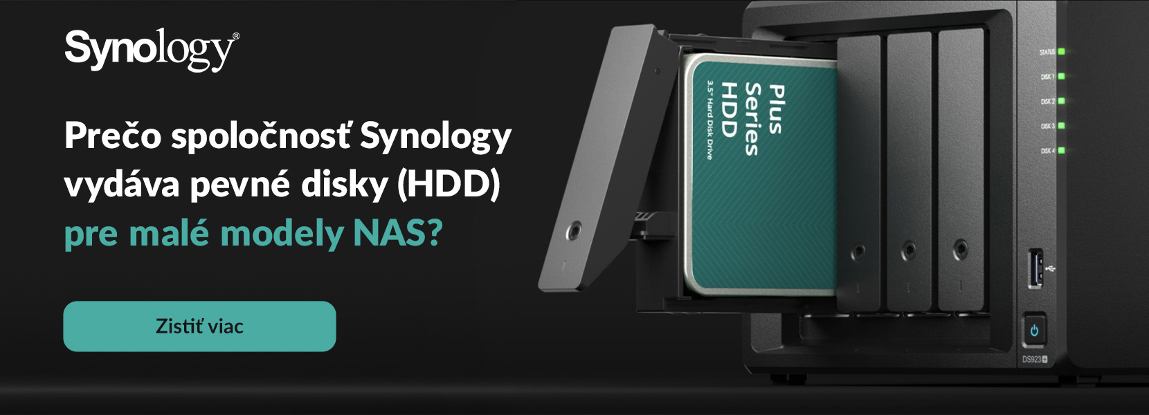 Prečo spoločnosť Synology vydáva pevné disky (HDD) pre malé modely NAS?